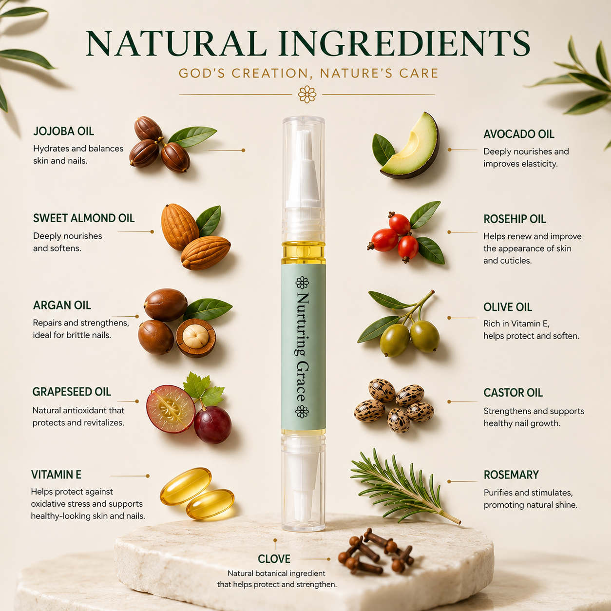 Nurturing Grace - Nail Cuticle Oil